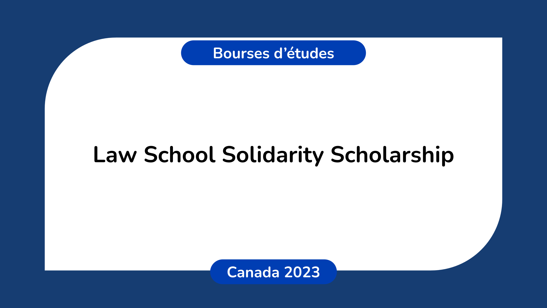 Law School Solidarity Scholarship