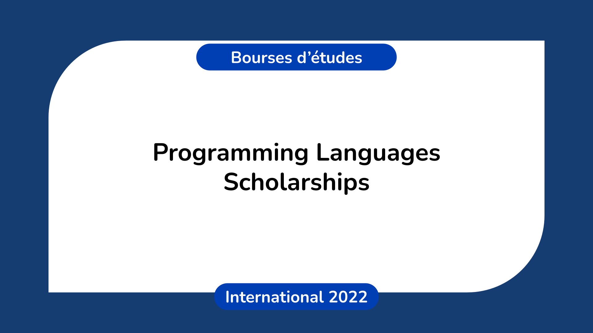 Programming Languages Scholarships