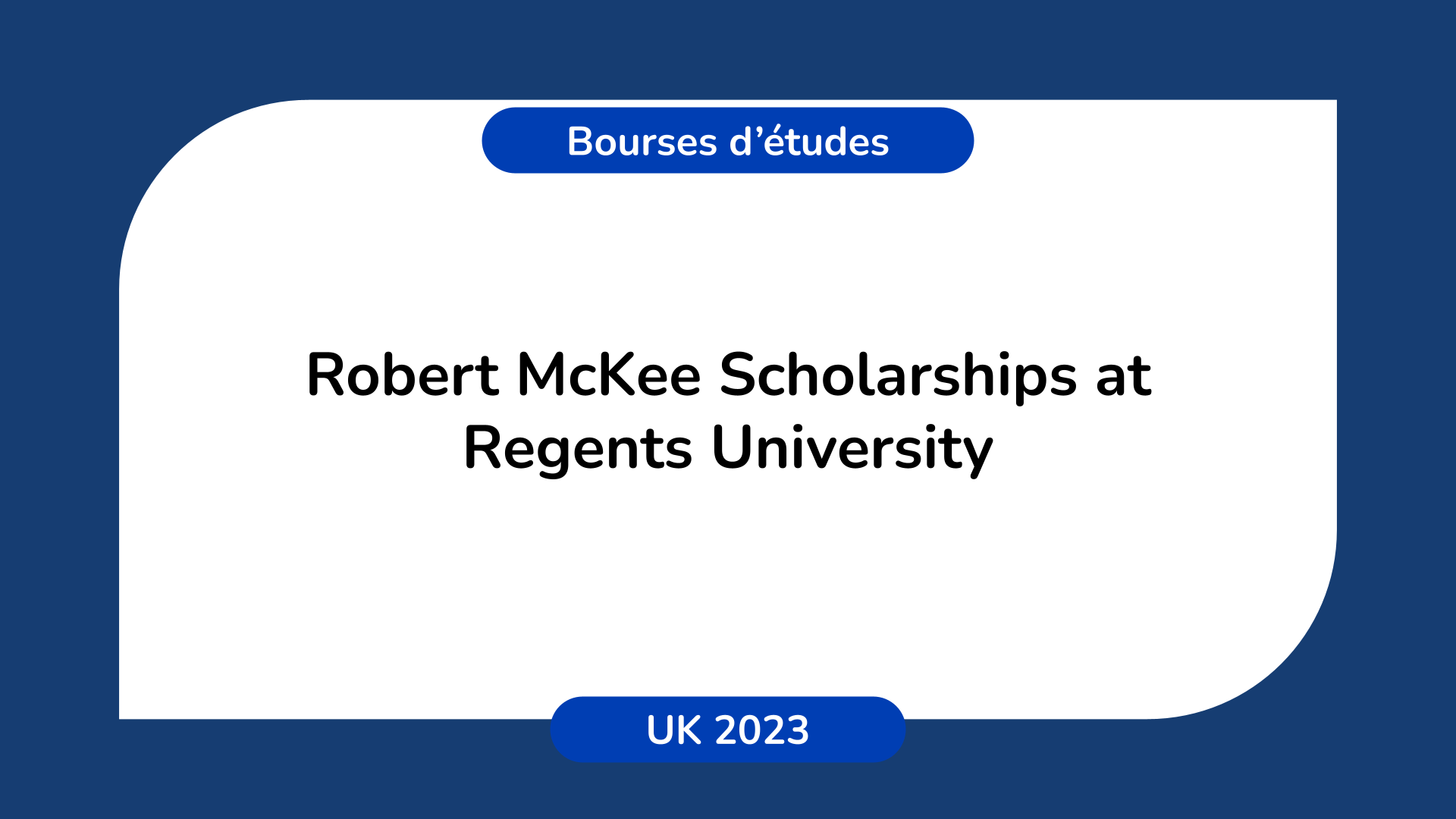 Robert McKee Scholarships