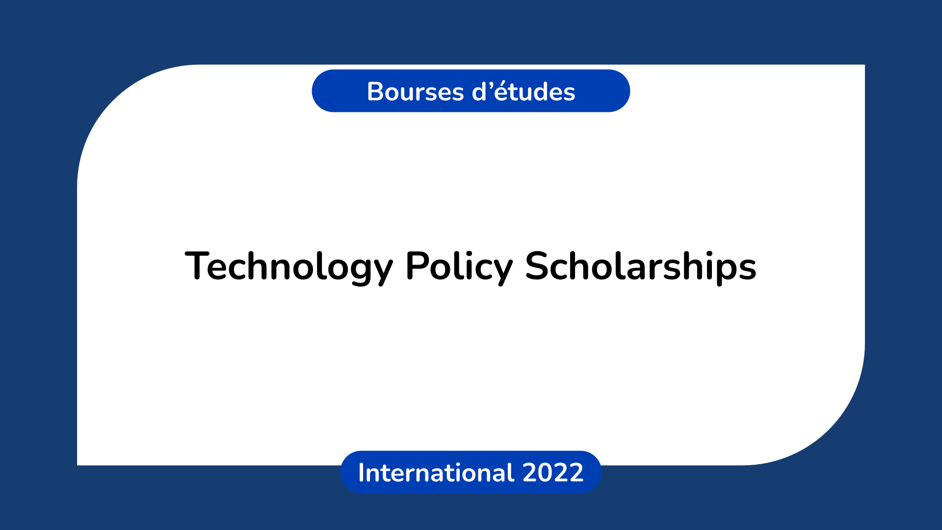 Technology Policy Scholarships