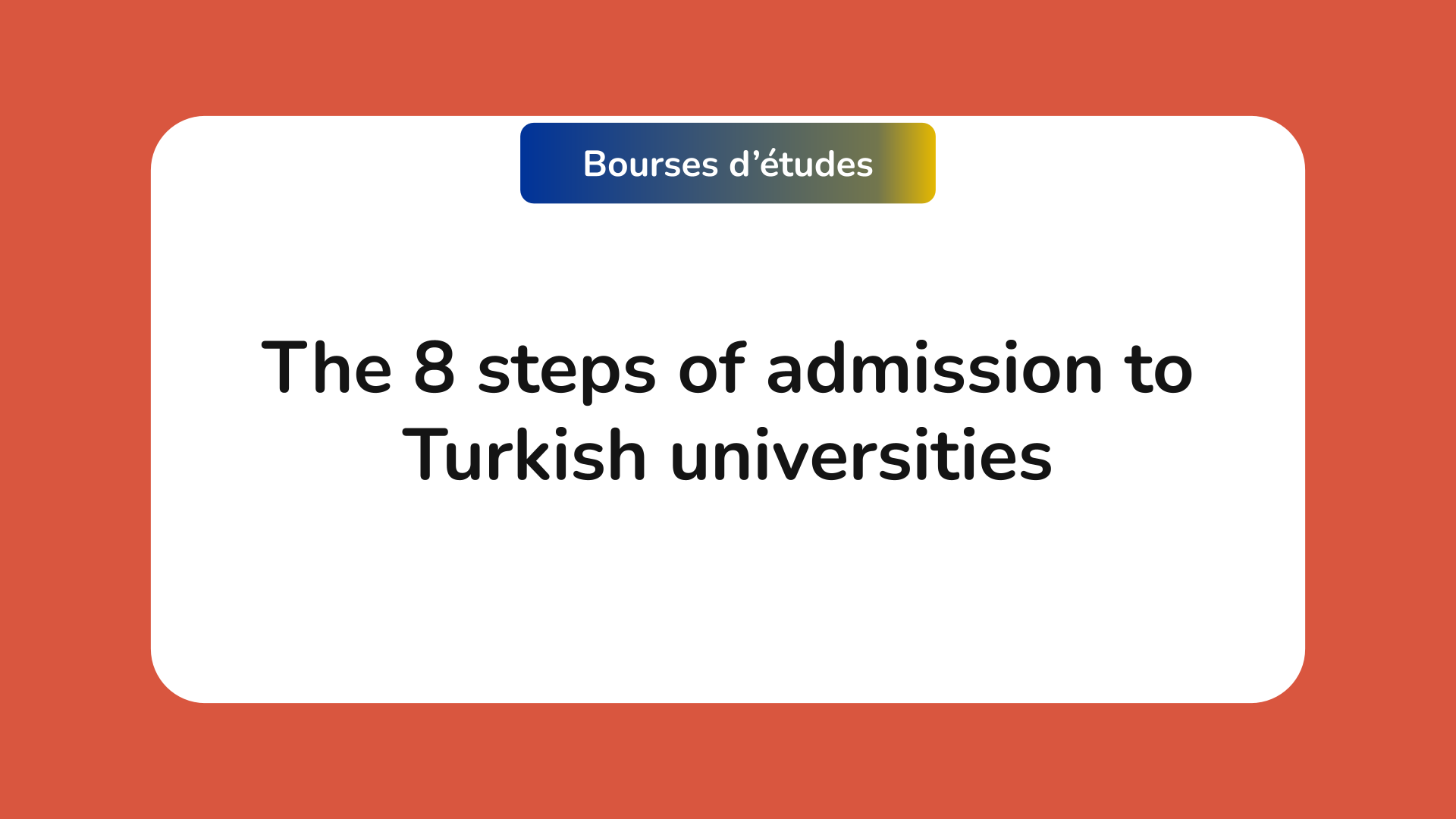 admission to Turkish universities