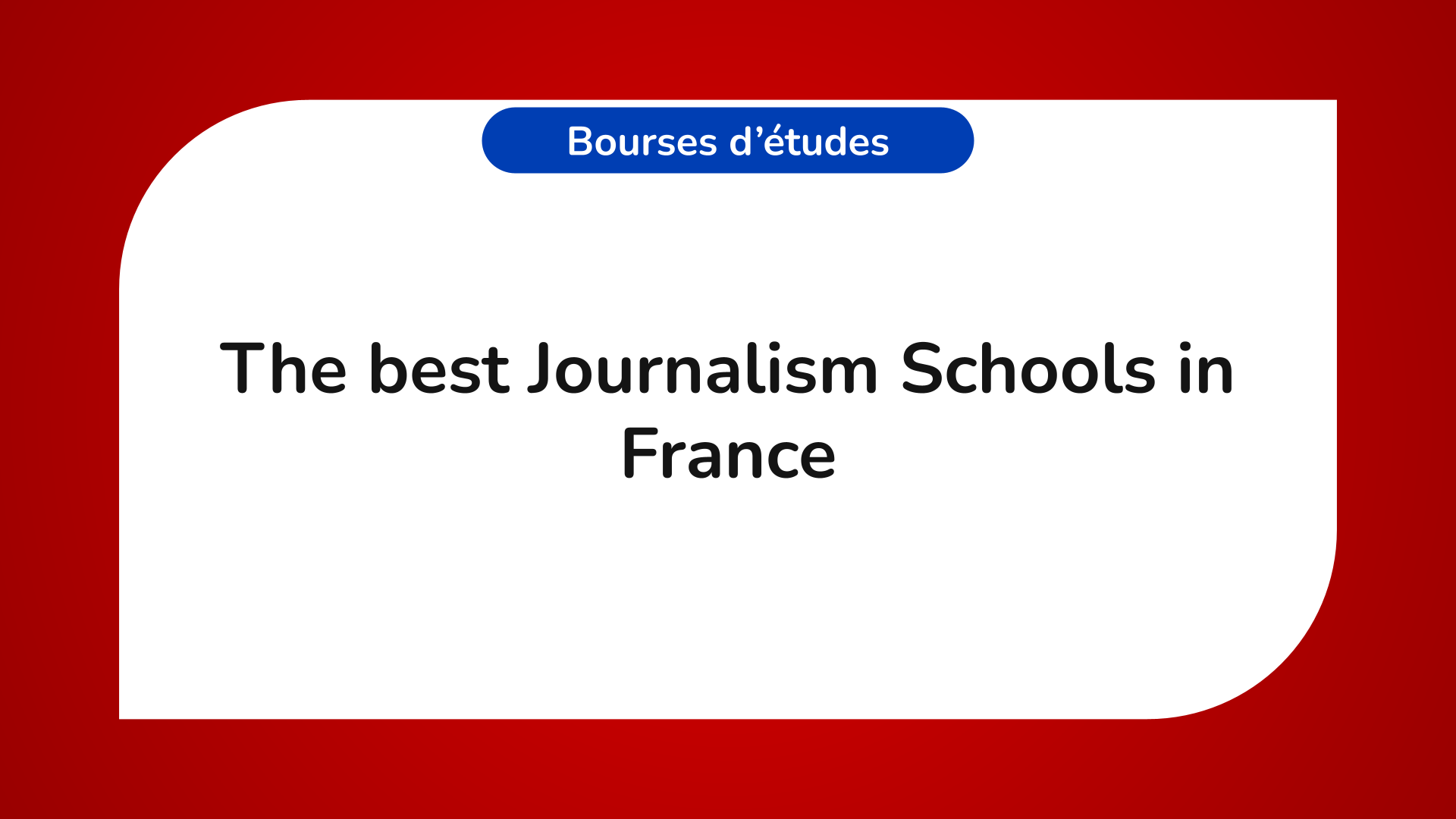 best Journalism Schools in France