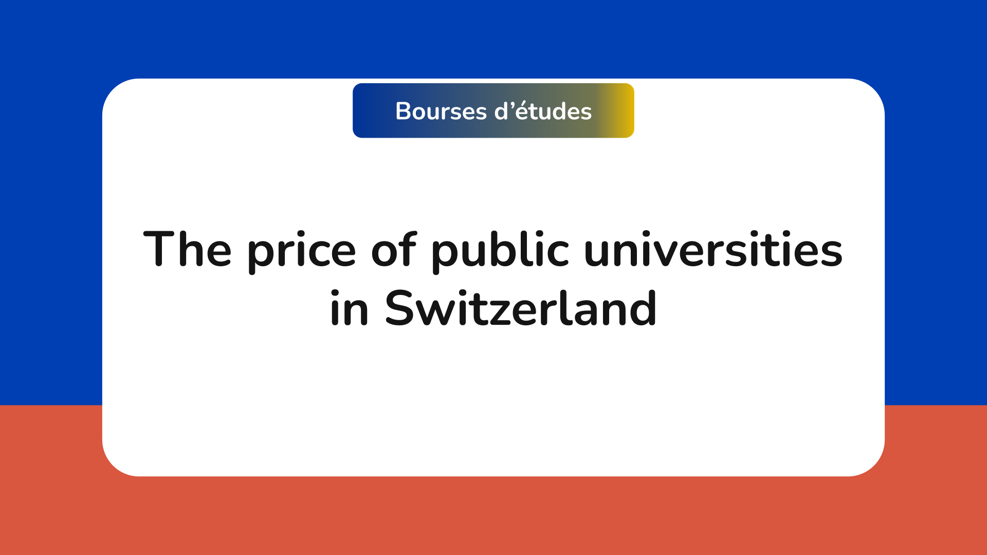 price of public universities in Switzerland