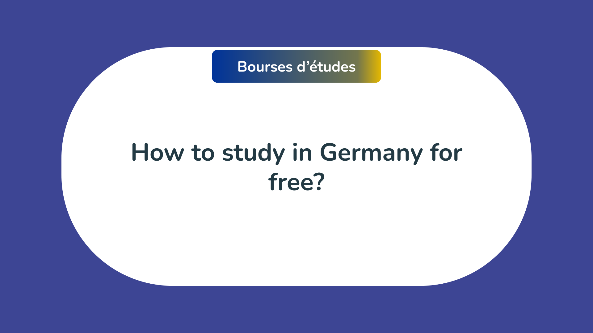 study in Germany for free