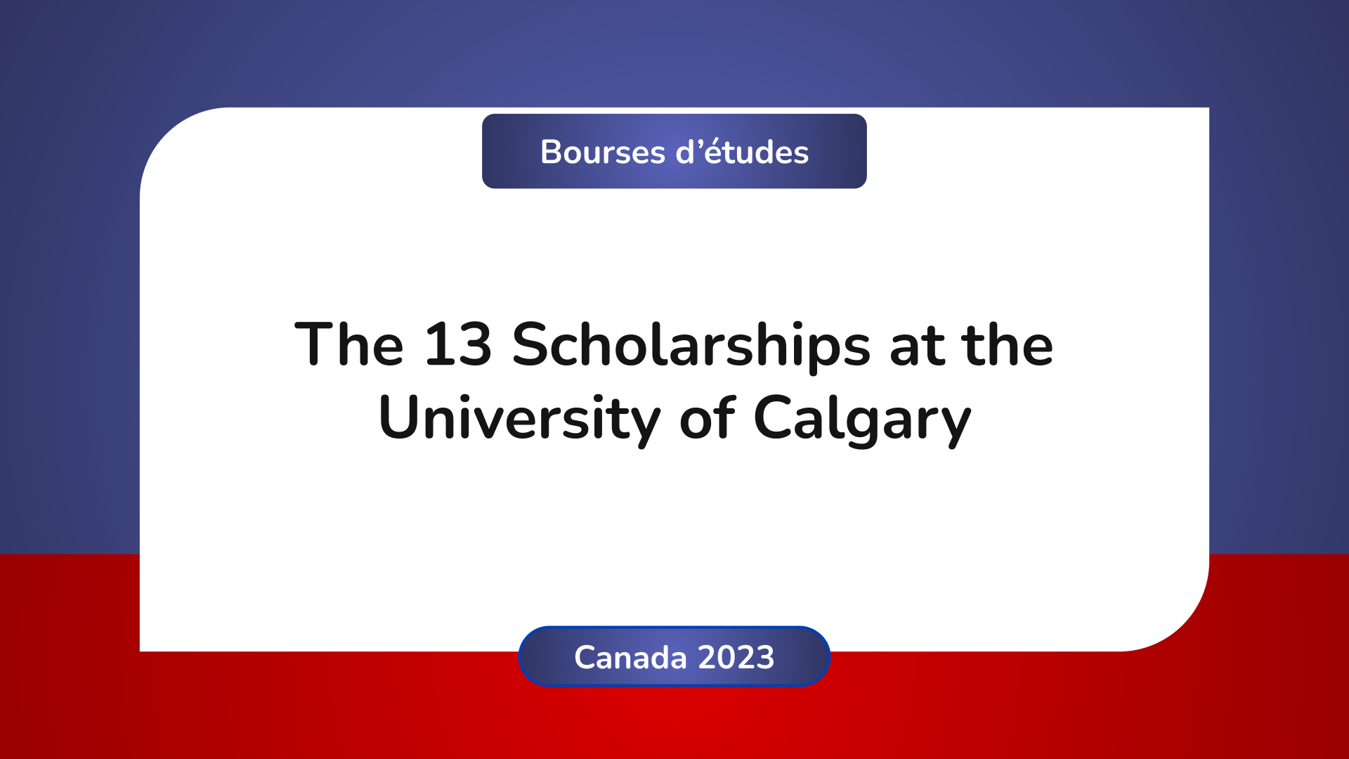 Scholarships University of Calgary