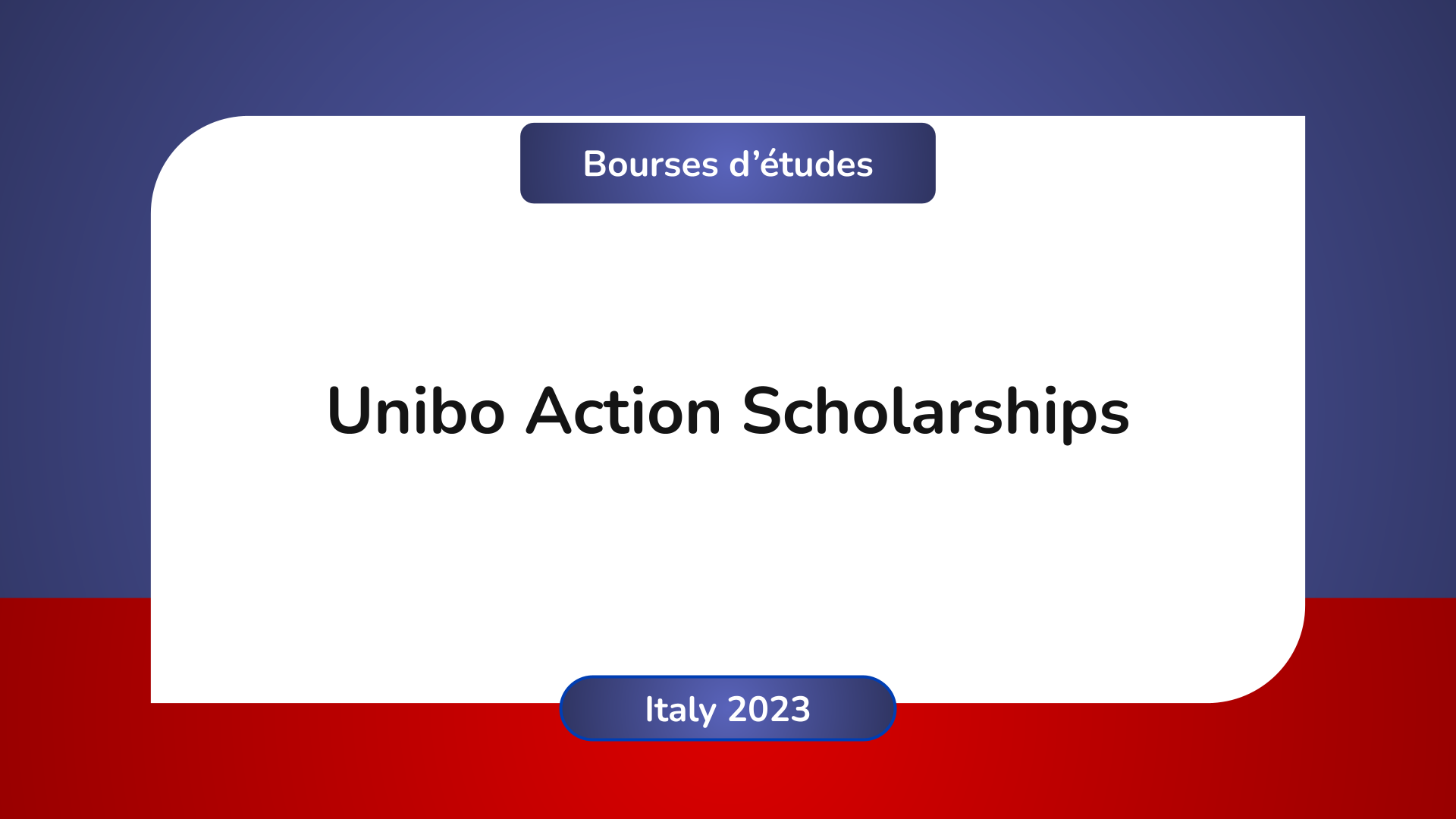 Unibo Action Scholarships