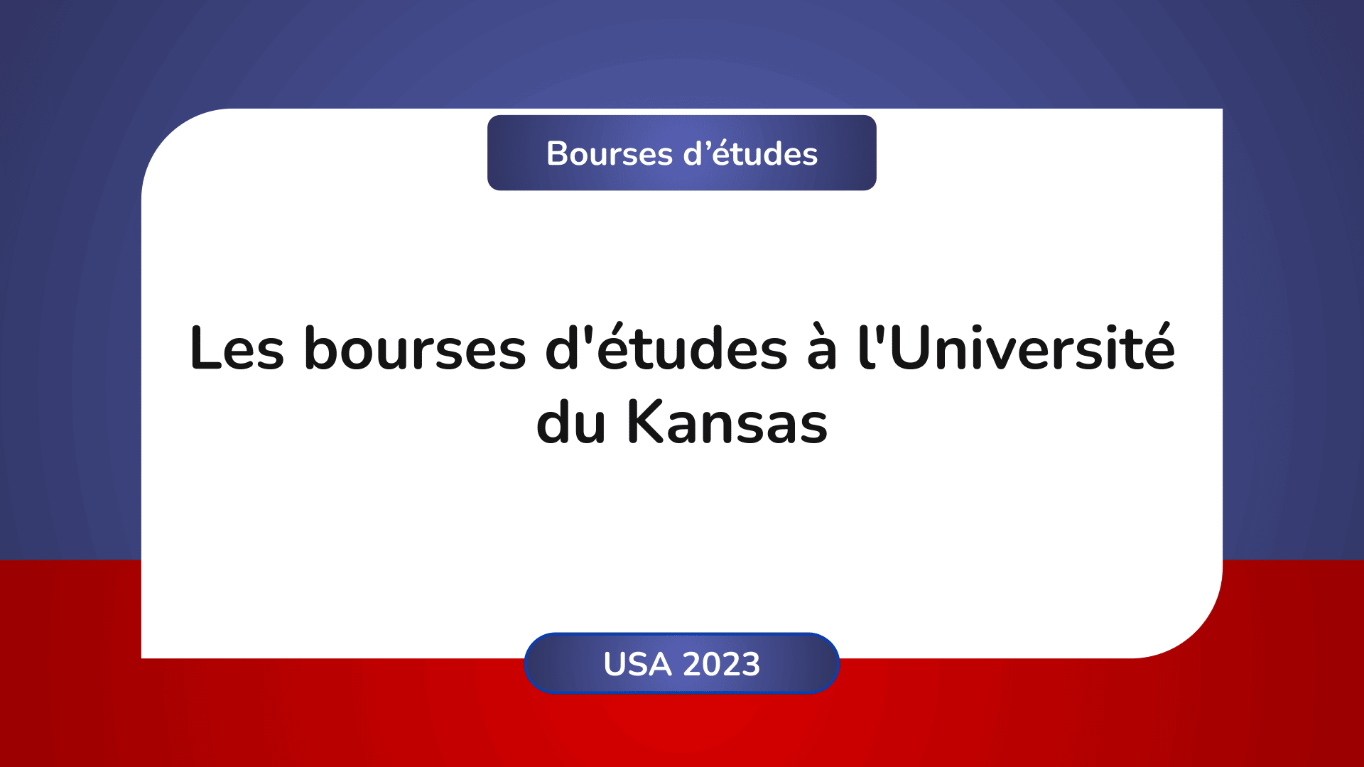 bourses d'études Université du Kansas USA