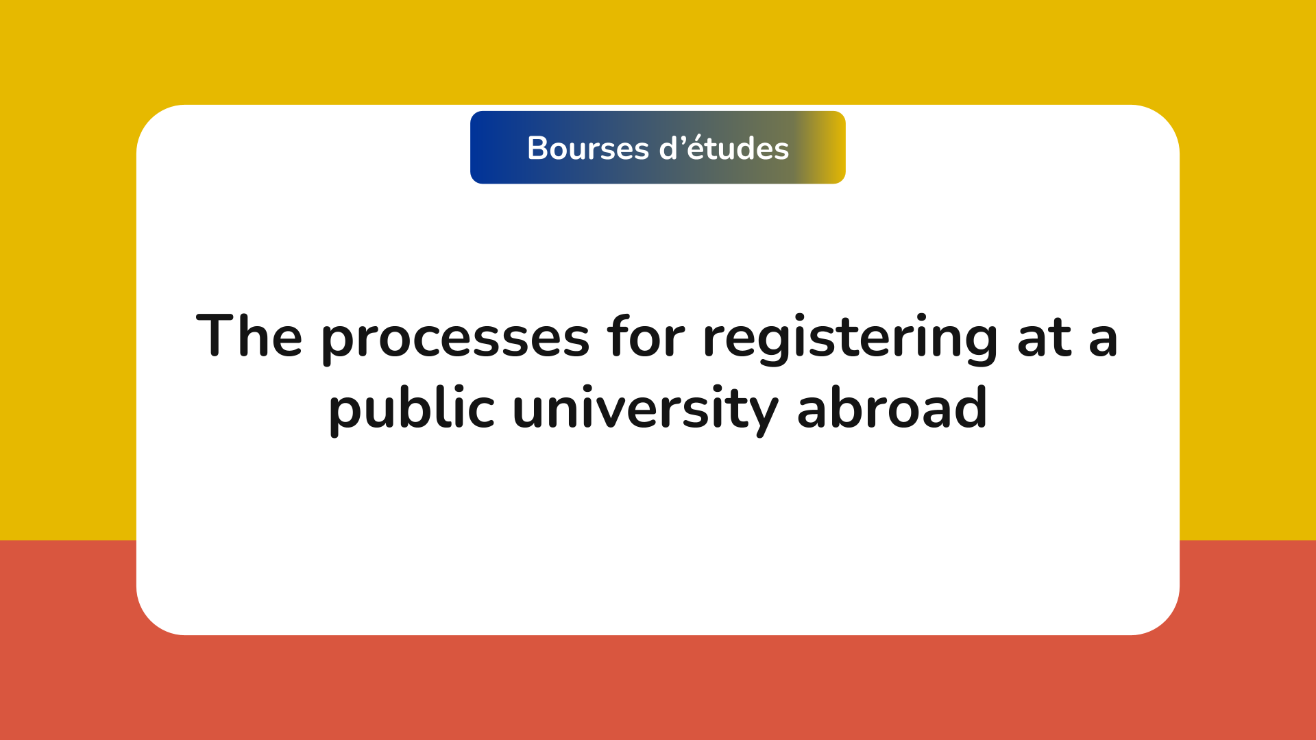 registering public university abroad