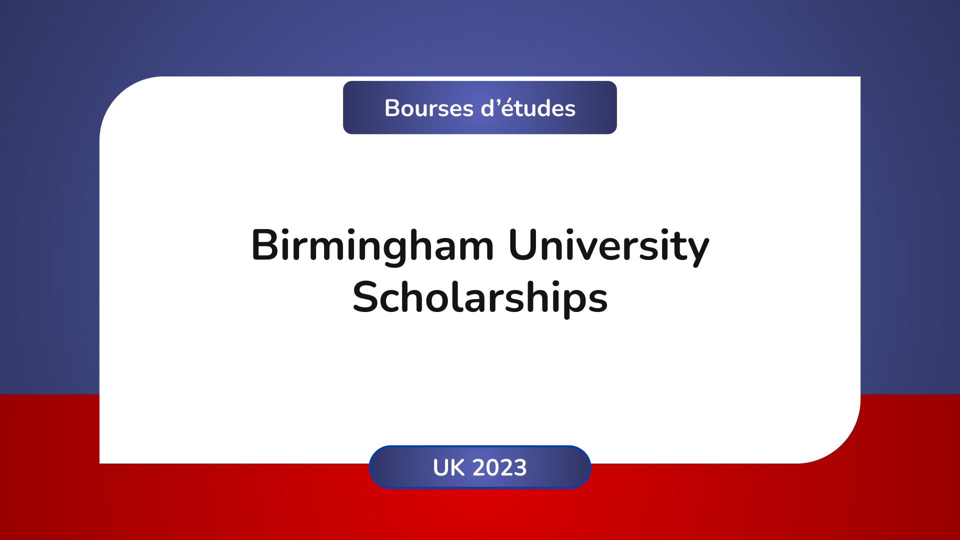 Birmingham University Scholarships UK
