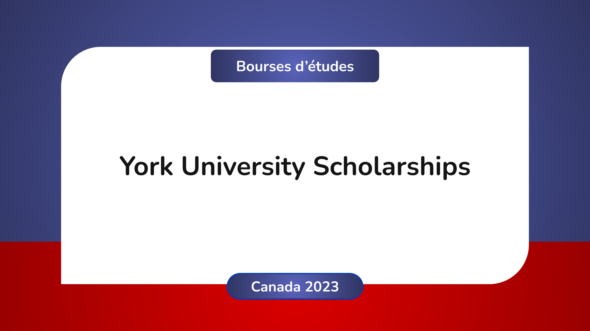 York University Scholarships Canada