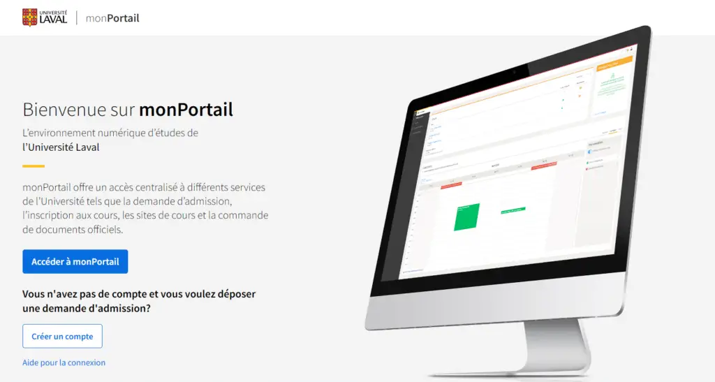 plateforme d'inscription en ligne à une bourse d'étude au Canada.