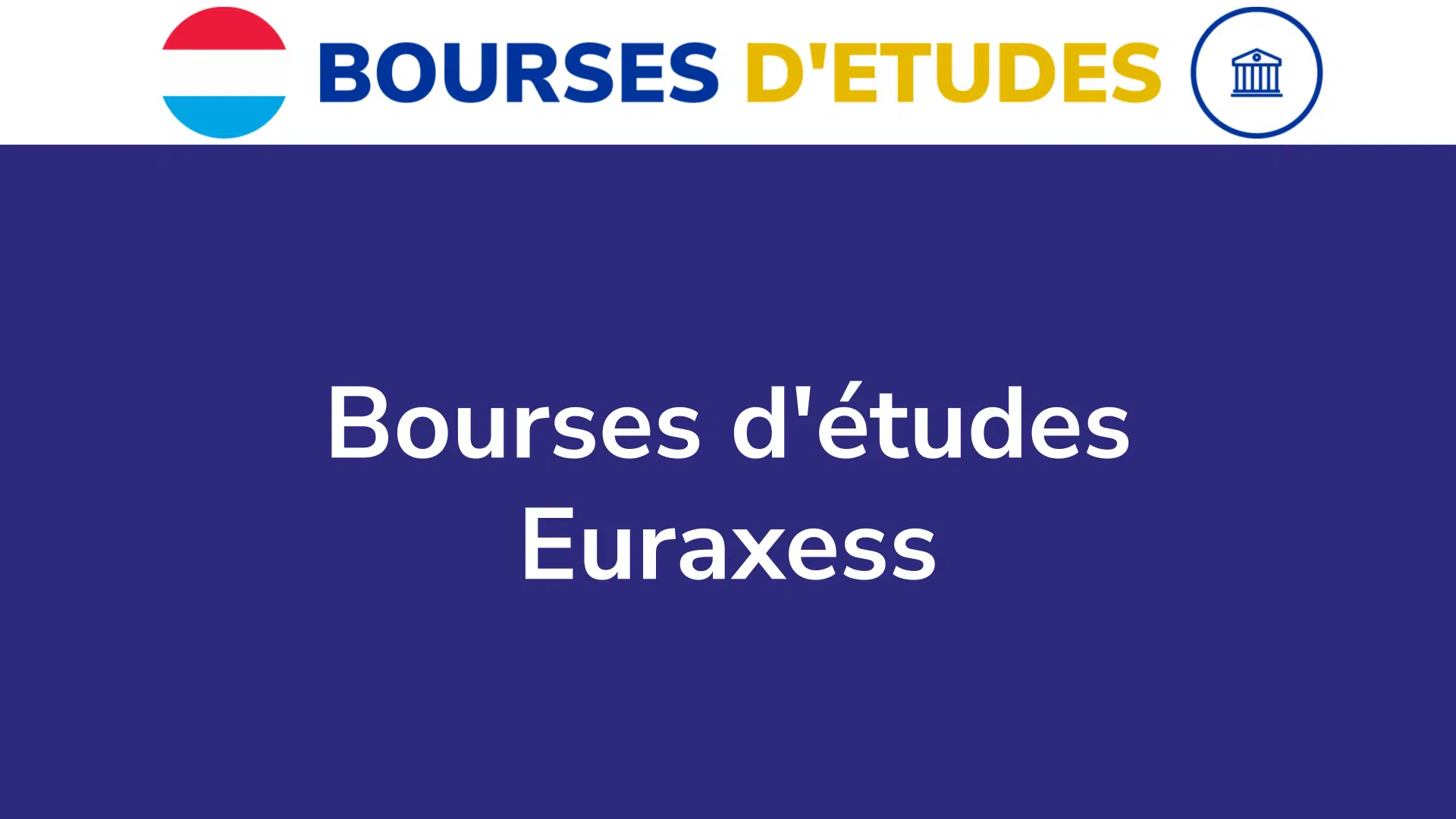 Bourses d'études Euraxess