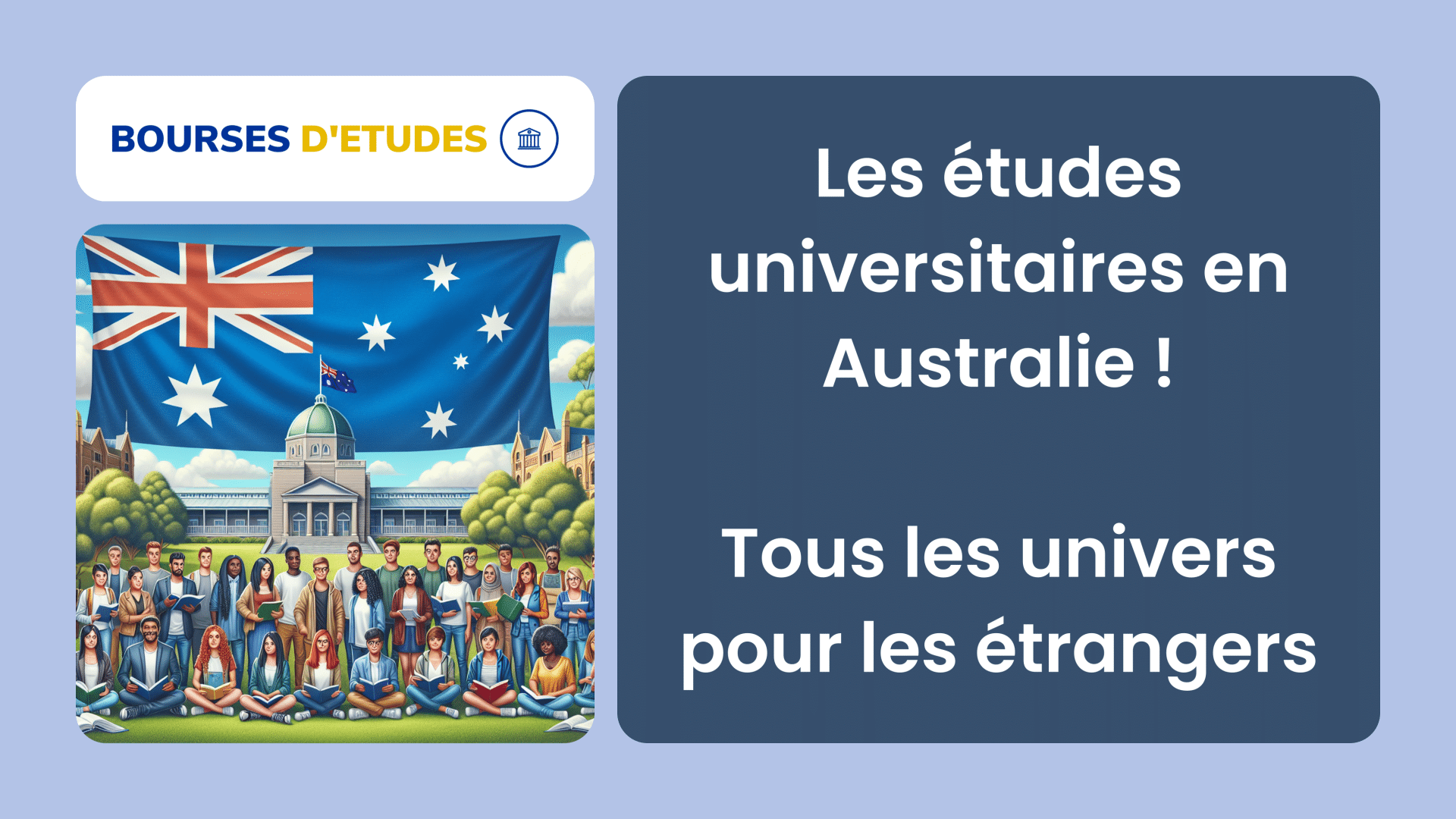 Les études universitaires en Australie !
